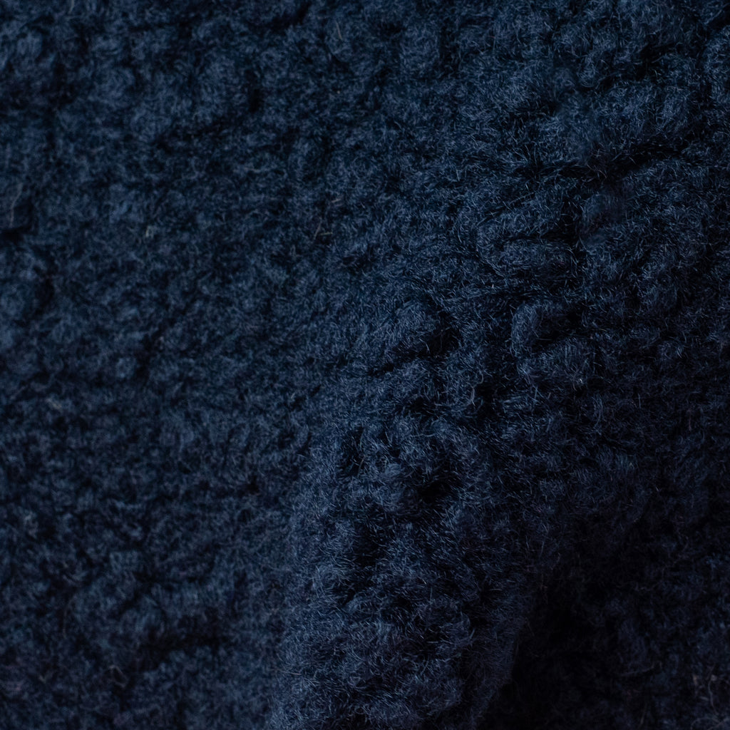 LONG CURLY IN NAVY BLUE - 101 - Faux fur