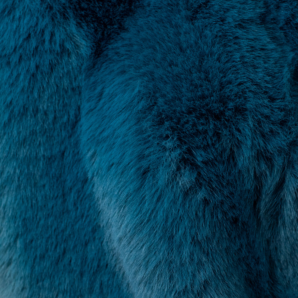 LONG RABBIT IN STEEL BLUE - 138 - Faux fur