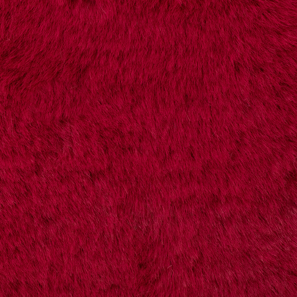 LONG RABBIT IN LIGHT ROSE RED - 163 - Faux fur